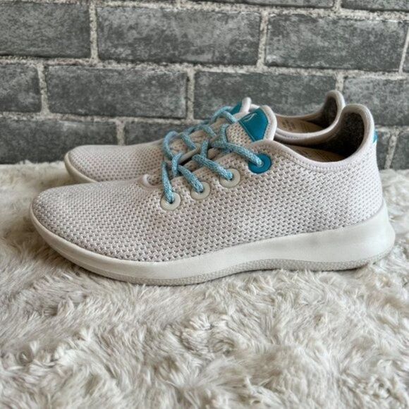 Allbirds x Just Water Women's White Tree Runner Sneakers Size 9 - Picture 2 of 11